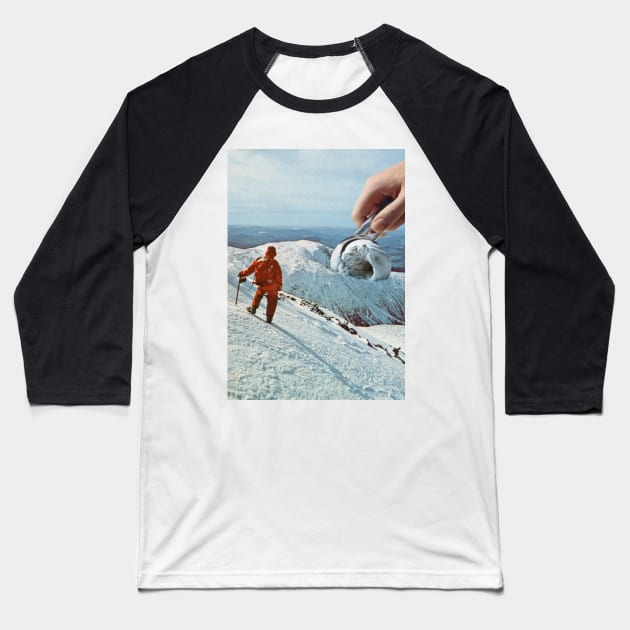 Ice Cream Mountain - Cookies & Cream Baseball T-Shirt by Vertigo Artography